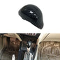 for Honda Civic 2012 2013 2014 2015 Carbon Fiber Style ABS Door Window Lift Buttons Cover Trim, Brake Handle Handbrake Trim, Air Condition Panel Trim (Gear Shift Knob Cover Trim) - style: Gear Shift Knob Cover Trim