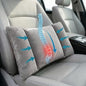 Sofa-Level Lumbar Support Pillow for Car Seat, Plush Velvet Back Cushion with 3-Zone Support, Soft & Supportive Lumbar Pillow for Driving, Office Chair, Home Decor (Gary)