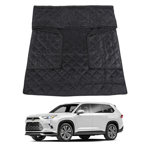 Cargo Liner Dog Seat Cover for Toyota Highlander 2015-2022, Waterproof Pet Trunk Cargo Cover Mat, Non-Slip Pet Cargo Liner, Scratch Proof Trunk Liner, Trunk Mat with Bumper Flap Protector
