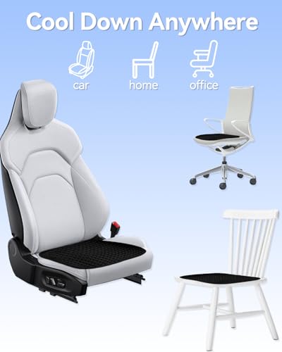 Car Seat Cushion for Long Driving, Breathable Soft Car Cushion, Cooling Gel Seat Cushion Keep You Comfortable for Long Car Rides