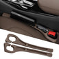 Car Seat Gap Filler 2-Pack, Universal Car Seat Gap Filler Organizer, Seat Gap Plug – Fills Gap Between Seat & Console (Brown) - color: BROWN