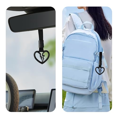 pson Broken Heart Car Handle Strap - color: Black