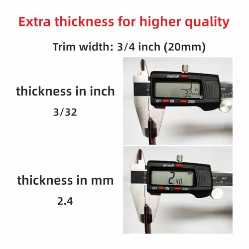 16Ft Chrome Silver Automotive Car Exterior and Interior Molding Trim Universal Bumper Window Door Body Side Decorative Strip Scratch-Proof (3/4 inch (20mm)) - size: Width:3/4inch(20mm)
