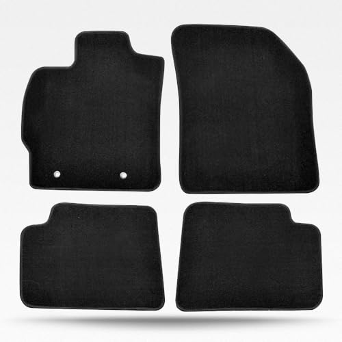 Car Floor Mat, Compatible with 2008-2015 Scion xB, Nylon Black Floor Liner Carpet Set, 4PCS