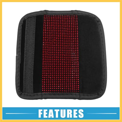 Universal Car Handbrake Cover Protector Bling Rhinestone Handbrake Decoration Cover Flannel Rhinestone Red Auto Replacement Parts