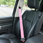 Amooca Soft Automotive Seat Belt Cover Seatbelt Shoulder Pad Neck Protector Cushions Universal Fit SUV Trucks Backpack Pink Extra Long 25.6in - color: Pink, size: 25.6in-1pc