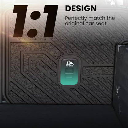 LASFIT Rear Seat Back Protector for Honda Passport 2026, All Weather TPE Pet Friendly Custom Fit Passport Second Row Back Seat Cover Mat Liner Accessories, Black - style: 7）For Honda Passport | 2026 | Seat Back Protector