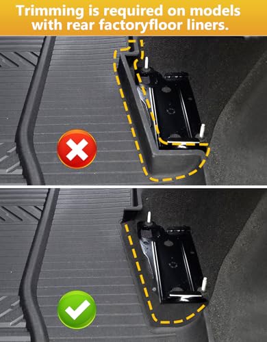 Tuyoung Under Seat Storage Boxes - Compatible with 2019-2026 Chevy Chevrolet Silverado 1500/GMC Sierra 1500, 2020-2026 Silverado/Sierra 2500HD/3500HD | Double & Crew Cab Rear Underseat Organizer Box - size: 2019-2026 Chevy Silverado/GMC Sierra 1500