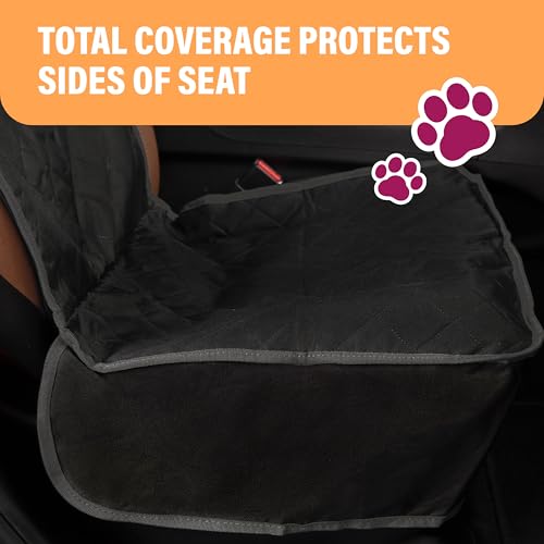 Active Pets Dog Car Seat Cover, Waterproof Front Seat Protector for SUV Truck Sedan, Pet Safety Travel Comfort System with Universal Fit, Pink - color: Pink