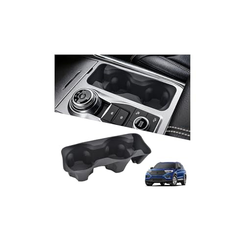 Cup Holder Inserts for Ford Explorer 2020-2024 Accessories, Non-Slip Silicone Center Console Protector Organizer to Prevent Spills & Scratches for Explorer Interior Accessories - size: For Ford Explorer 2020-2024