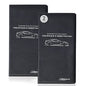 Andalus Auto Registration & Insurance Card Holder Pack of 2, Waterproof Essential Car Registration Holder with Hook & Loop Closure, Perfect for Every Vehicles Glove Boxes (Black - 9.5" x 5.15") - color: Black