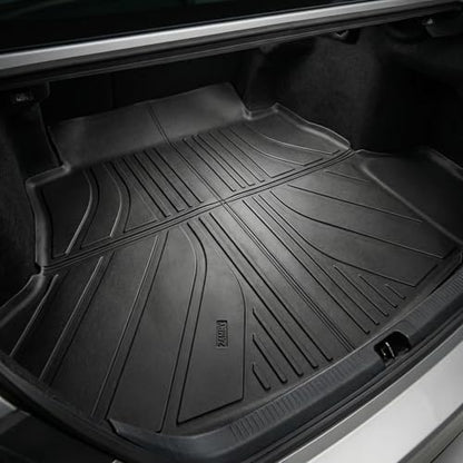 YITAMOTOR 2Gen Floor Mats & Cargo Liner Fit for 2025-2026 Toyota Camry LE/SE/XLE/XSE TPE Liners (Include Hybrid), All Weather TPE Automotive Camry Floor Liners & Trunk Mat Accessories, Black - style: 25-26 Camry Floor Cargo Liner Set