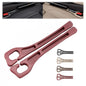 Car Seat Gap Filler Set of 2, Premium Interior Car Accessories, Multifunctional Car Storage Solution with Non-Slip Design, Fits Most Vehicles (Red) - color: Red