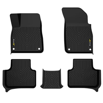 G-PLUS TPE Cargo Liners, Compatible with Audi Q7 2017-2025, Fit Audi Q8 2019-2025, All Weather Full Cover Protection 1st & 2nd Row, Floor Liners - size: Fit Audi Q7 2017-2025 | 3PCS