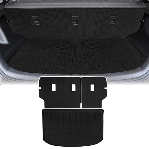 Cargo Liners Backrest Mat for Kia Soul Accessories 2014-2019 with Hook&Loop Rear Trunk Mat Rear Seat Back Cover Protector All Weather Anti-Slip Split Dog Liner 3 PCS - color: Kia Soul 2014-2019, size: Backrest Mat + Trunk Mat