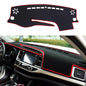 Blazeray Car Dashboard Cover Custom Compatible with Toyota Highlander 2014 2015 2016 2017 2018 2019 Anti-Skid Dashboard Mat Center Console Protector Cover Mat Sunshield Cover Mat(Red Edge)