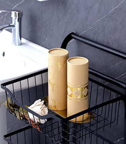 Car Tissue Holder with 3-ply Facial Tissues Bulk - 4 PK - Gold Foil Tissues Cylinder for Car Cup Holder, Travel Tissues, Refill Tissue Box Round Container Kraft