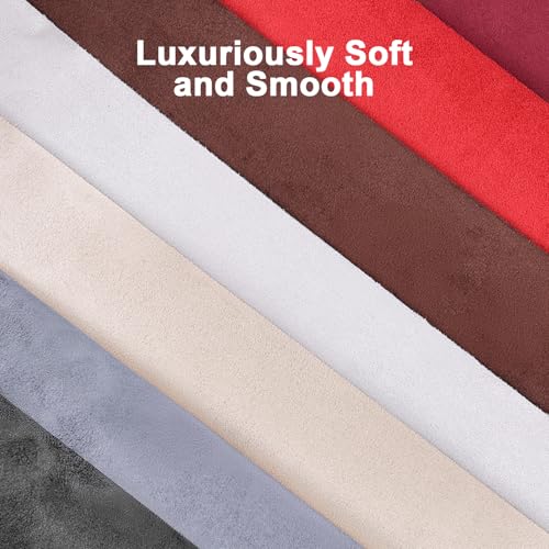 Premium Black Suede Fabric Wrap - 17x70 inch Suede Wrap for Car Interior - Self-Adhesive Microfiber and Synthetic Leather, Stretchable Interior Film for Car and Home Decor