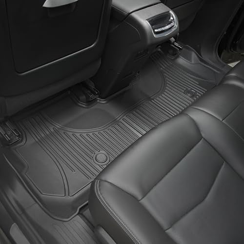 AOMSAZTO Floor Mats & Cargo Liner for 2019-2025 2026 Chevy Blazer (Not for EV) - 1st & 2nd Row All Weather Protection Floor Liners Waterproof Car Trunk Mat for Chevrolet Blazer