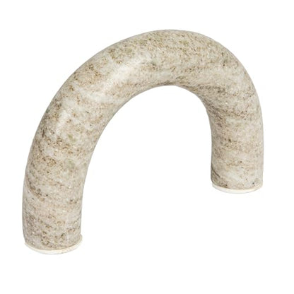 Creative Co-Op Marble Arch Tabletop Shelf Decor, Beige - color: Beige