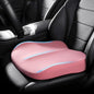 Adult Car Booster Seat Cushion, Car Seat Driver Height Boost Mat Memory Foam Car Seat Cushions Pad Improve Driving View Non-Slip 3D Office Chair Cushion Pressure Relief (Pink) - color: Pink