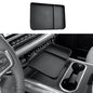 2026 Silverado HD Center Console Organizer - For 2024-2026 Chevy Silverado 2500 HD/3500 HD Accessories TPE Center Console Organizer - Under Screen Organizer Only Fit Full Console w/Bucket Seats - size: 2024-2025 Silverado 2500/3500HD