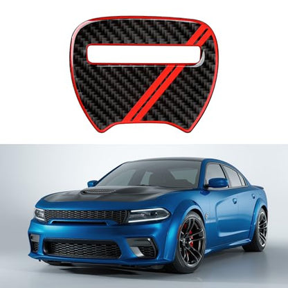 Steering Wheel Cover Decals for 2014-2023 Dodge Durango Accessories Interior Stickers, Red - color: Steering Wheel Trim