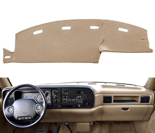 Yiz Dashboard Cover Dash Cover Mat Pad Custom Fit for Dodge Ram 1500 2500 3500 1994 1995 1996 1997 Pickup Truck (94-97Beige) J23 - color: 94-97 Beige