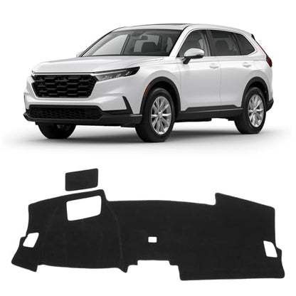 KUST Black Dash Cover for Honda CR-V CRV 2023-2025 2026(with HUD) Polyester Dashboard Cover Non-Slip Interior Accessories for Honda CRV CR-V Custom Fit Dash Mat Sunshade No Glare - size: For CRV 23-26
