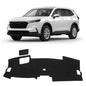 KUST Black Dash Cover for Honda CR-V CRV 2023-2025 2026(with HUD) Polyester Dashboard Cover Non-Slip Interior Accessories for Honda CRV CR-V Custom Fit Dash Mat Sunshade No Glare - size: For CRV 23-26
