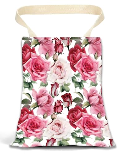 Car Garbage Can, Car Trash Bag, Car Garbage Bag, Hanging Car Trash Can for Car Accessories, Vehicle, Travelling, Camping, Cute Car Back Seat Organizer, Cute Pink Flowers - color: Cute Pink Flowers