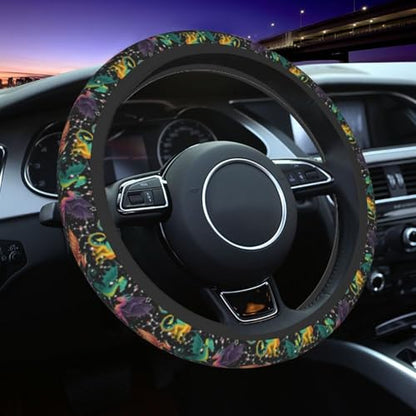 Dragon Steering Wheel Covers Non Slip Neoprene Universal 15 Inch Steering Wheel Protector Car Cover for Men Women - color: Dragon