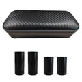 YoRise Car Armrest Support Pad, Adjustable Side Door Armrest Pillow with Storage Box, Comfortable Leather Arm Rest Cushion for Relieve Driver Arm Fatigue, Car Interior Accessories (CarbonFiber)