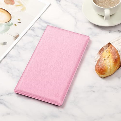 FINPAC Car Registration and Insurance Card Holder, Vehicle Glove Box Card Organizer Wallet Automobile Accessories for License - color: Pink