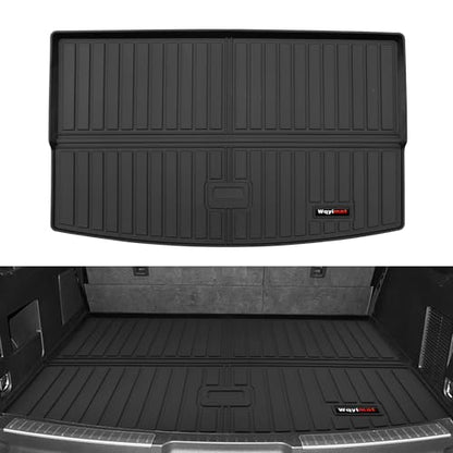 Custom Trunk Cargo Mats Liner for 2018-2024 Ford Expedition Max/Lincoln Navigator L Accessories TPE All Weather (Only for Max and L)