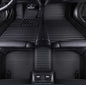 Custom Waterproof Leather Car Floor Mats Fit for Most Car SUV Truck & Sportscar All Weather Protection Vehicles (Black Stripe) - color: Black Stripe