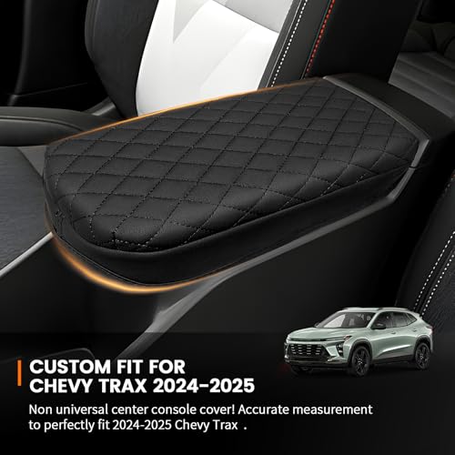 Car Center Console Cover Armrest Cover for 2024 2025 2026 Chevy Trax, Armrest Cover Center Console Pad Interior Accessories Car Armrest Seat Box Cover Protector - size: 2024 2025 2026 Chevy Trax