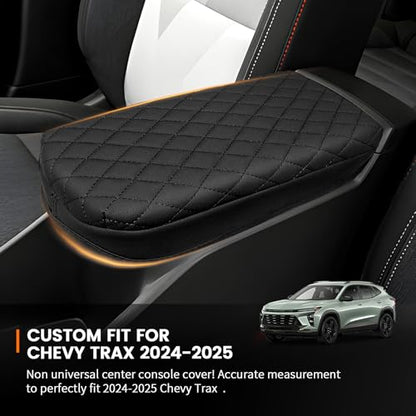 Car Center Console Cover Armrest Cover for 2024 2025 2026 Chevy Trax, Armrest Cover Center Console Pad Interior Accessories Car Armrest Seat Box Cover Protector - size: 2024 2025 2026 Chevy Trax