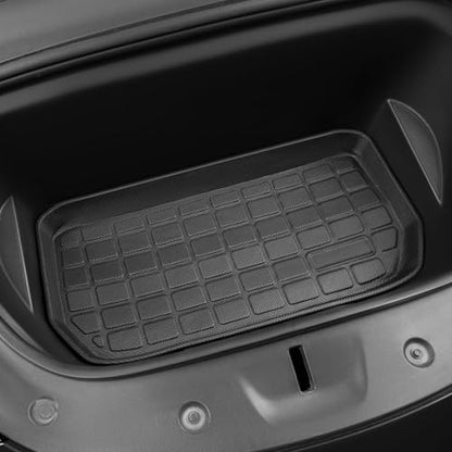 SUPER LINER Floor Mats for Tesla Model Y 5 Seats 2021 2022 2023 2024 | 6-Piece Set Extra-Thick TPE All-Weather Floor & Cargo Liners | Pet & Child-Friendly Custom Fit Interior Accessories - size: 6 PCS Compatible with Model Y 5-Seat | Small