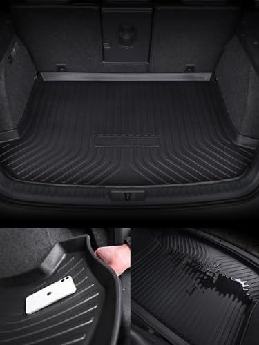 Cargo Liners Fits Honda CRV 2012-2016 Rear Trunk Floor Mats 3D Boot Tray All-Weather TPE Black - size: CRV 2012-2016