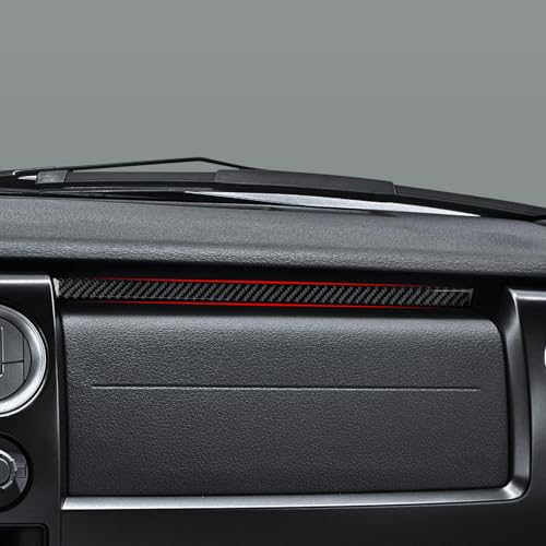 Car Passenger Dashboard Panel Strip Sticker Carbon Fiber Decal Interior Trim Cover for Ford F150 2009 2010 2011 2012 2013 2014 Accessories