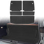 Cargo Liners Backrest Mat for Mitsubishi Outlander 7-Seat Accessories 2022-2025 2026 with Hook&Loop Rear Trunk Mat Rear Seat Back Cover Protector All Weather Anti-Slip Split Dog Liner - size: Backrest Mat + Trunk Mat