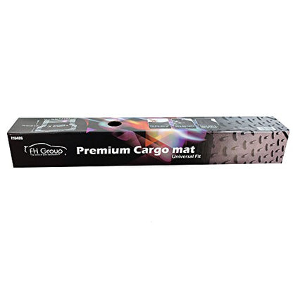 FH Group F16406 Premium Trimmable Rubber Cargo Mat (Black) with Gift- Universal Fit for Cars Trucks and SUVs