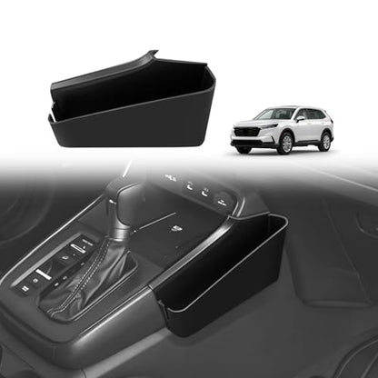 Console Organizer Compatible with 2023-2025 2026 Honda CR-V Accessories CRV Center Console Shifter Storage Box ABS Side Organizer with Anti-Slip Mats & Stronger Tape (Only Passenger Side)