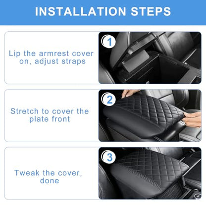 for 2020-2024 2025 2026 Ford Explorer Center Console Cover for 2020-2026 Ford Explorer XLT/Limited/ST/ST-Line/Timberline/Tremor/Platinum/King Ranch Accessories, Middle Console Armrest Cover - style: Style B