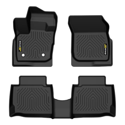 G-PLUS 3PCS Floor Mats Cargo Liners, Compatible with 2016-2024 Dodge Durango, Fit Jeep Grand Cherokee 2016-2021/Cherokee WK 2022, 1st & 2nd Row TPE Liners, All Weather Full Cover Protection - size: Fit Dodge Durango 2016-2024 | Black 3PCS