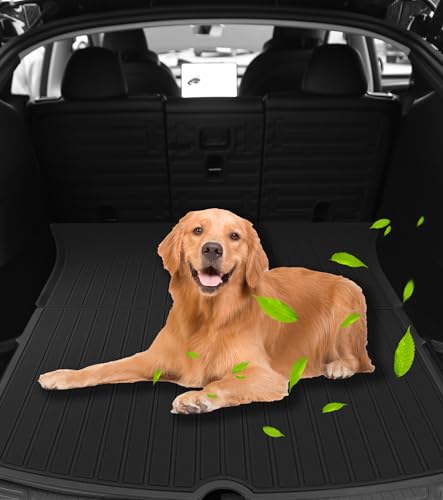 PM Auto Rear Upper Trunk Mat for 2020-2025 Tesla Model Y, Custom-Fit, All-Weather Protection, Non-Slip, Easy to Clean - color: Cargo Liner