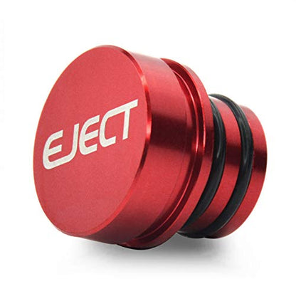 Cigarette Lighter Plug Cover Billet Aluminum Cigarette Lighter Plug, Fits All Vehicles with Standard 12 Volt Power Source Aluminum Dustproof Plug (Eject) - color: Eject
