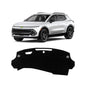 KUST Black Dash Cover for Chevy Equinox EV 2024 2025 2026 Polyester Dashboard Cover Left Hand Drving Dash Carpet Non-Slip Interior Accessories for Equinox Custom Fit Dash Mat - size: For Equinox EV 24-26