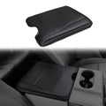 Center Console Armrest Cover Fit for Ford F-150 F150 2015-2026 & F250 F350 F450 2017-2026 Accessories, Comfort Armrest Pad Console Lid Cushion Vegan Leather Regular Thick(Jump Seat ONLY) - size: 2) 15-25 |F150| Jump Seat, Regular
